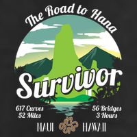 Road To Hana Survivor Curvy Palm Maui Hawaii Lover Gift Cool Comfort Performance Bucket Hat