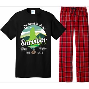 Road To Hana Survivor Curvy Palm Maui Hawaii Lover Gift Pajama Set