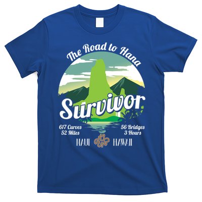 Road To Hana Survivor Curvy Palm Maui Hawaii Lover Gift T-Shirt