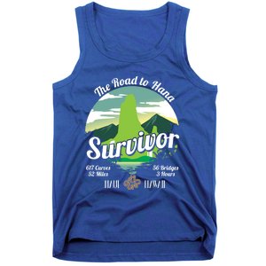 Road To Hana Survivor Curvy Palm Maui Hawaii Lover Gift Tank Top