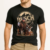 Retro Trump Hunting Deer Funny Beer Drinking Beer Hunting Cooling Performance Crew T-Shirt