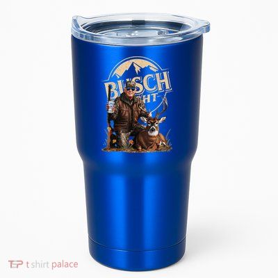 Retro Trump Hunting Deer Funny Beer Drinking Beer Hunting Tumbler