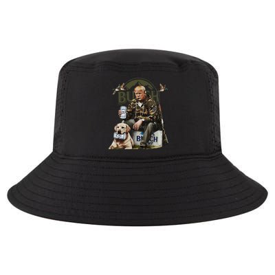 Retro Trump Hunting Deer Funny Beer Drinking Beer Hunting Cool Comfort Performance Bucket Hat