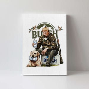 Retro Trump Hunting Deer Funny Beer Drinking Beer Hunting Canvas