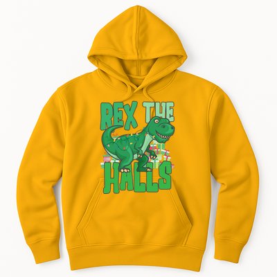 Rex The Halls Dinosaur Christmas Hoodie