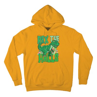 Rex The Halls Dinosaur Christmas Hoodie