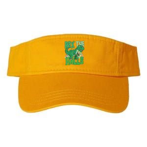 Rex The Halls Dinosaur Christmas Valucap Bio-Washed Visor