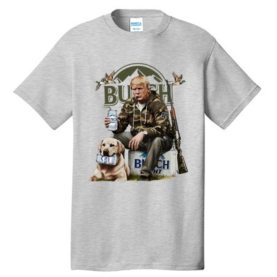 Retro Trump Hunting Deer Funny Beer Drinking Beer Hunting Tall T-Shirt