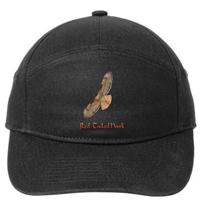 Red Tailed Hawk 7-Panel Snapback Hat