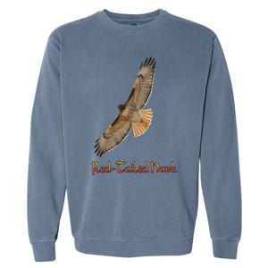 Red Tailed Hawk Garment-Dyed Sweatshirt