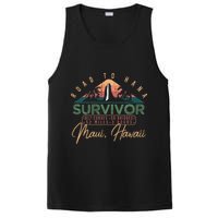 Road To Hana Survivor Curvy Palm Maui Hawaii Lover PosiCharge Competitor Tank