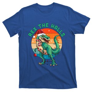 Rex The Halls Christmas Dinosaur Trex Xmas Meaningful Gift T-Shirt