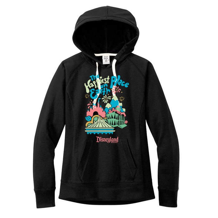 Resort The Happiest Place On Earth Family Trip Matching Women's Fleece Hoodie