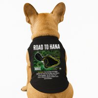 Road To Hana Map Maui Island Surfing Hawaiian Beach Summer Doggie Tank