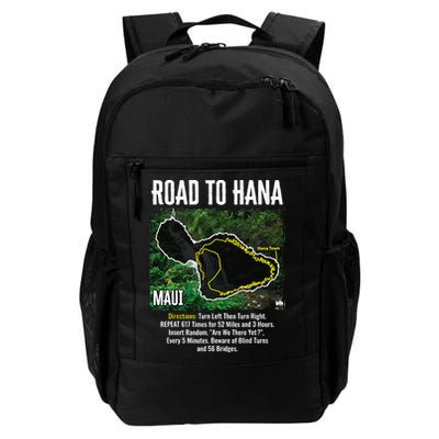 Road To Hana Map Maui Island Surfing Hawaiian Beach Summer Backpack