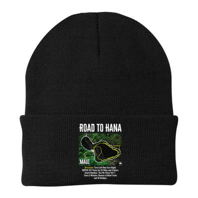 Road To Hana Map Maui Island Surfing Hawaiian Beach Summer Beanie