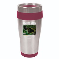 Road To Hana Map Maui Island Surfing Hawaiian Beach Summer 16oz Travel Tumbler