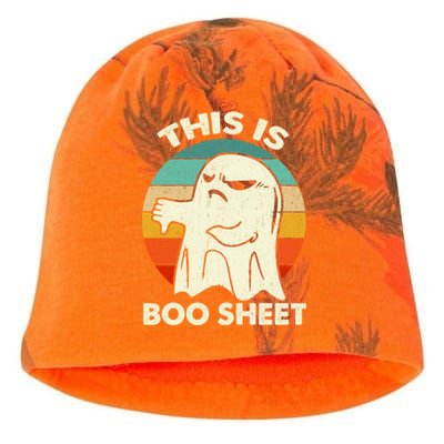 Retro This Is Boo Sheet Ghost Funny Halloween Costume Gift Kati - Camo Knit Beanie