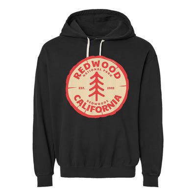 Redwood Trees In The National Forest TShirt Garment-Dyed Fleece Hoodie