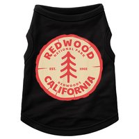 Redwood Trees In The National Forest TShirt Doggie Tank