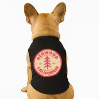 Redwood Trees In The National Forest TShirt Doggie Tank