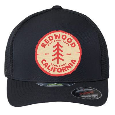 Redwood Trees In The National Forest TShirt Flexfit Unipanel Trucker Cap