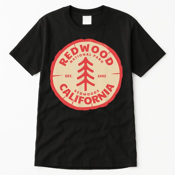Redwood Trees In The National Forest TShirt Tall T-Shirt