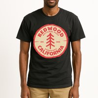 Redwood Trees In The National Forest TShirt Tall T-Shirt
