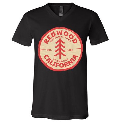 Redwood Trees In The National Forest TShirt V-Neck T-Shirt