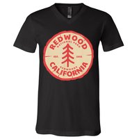 Redwood Trees In The National Forest TShirt V-Neck T-Shirt