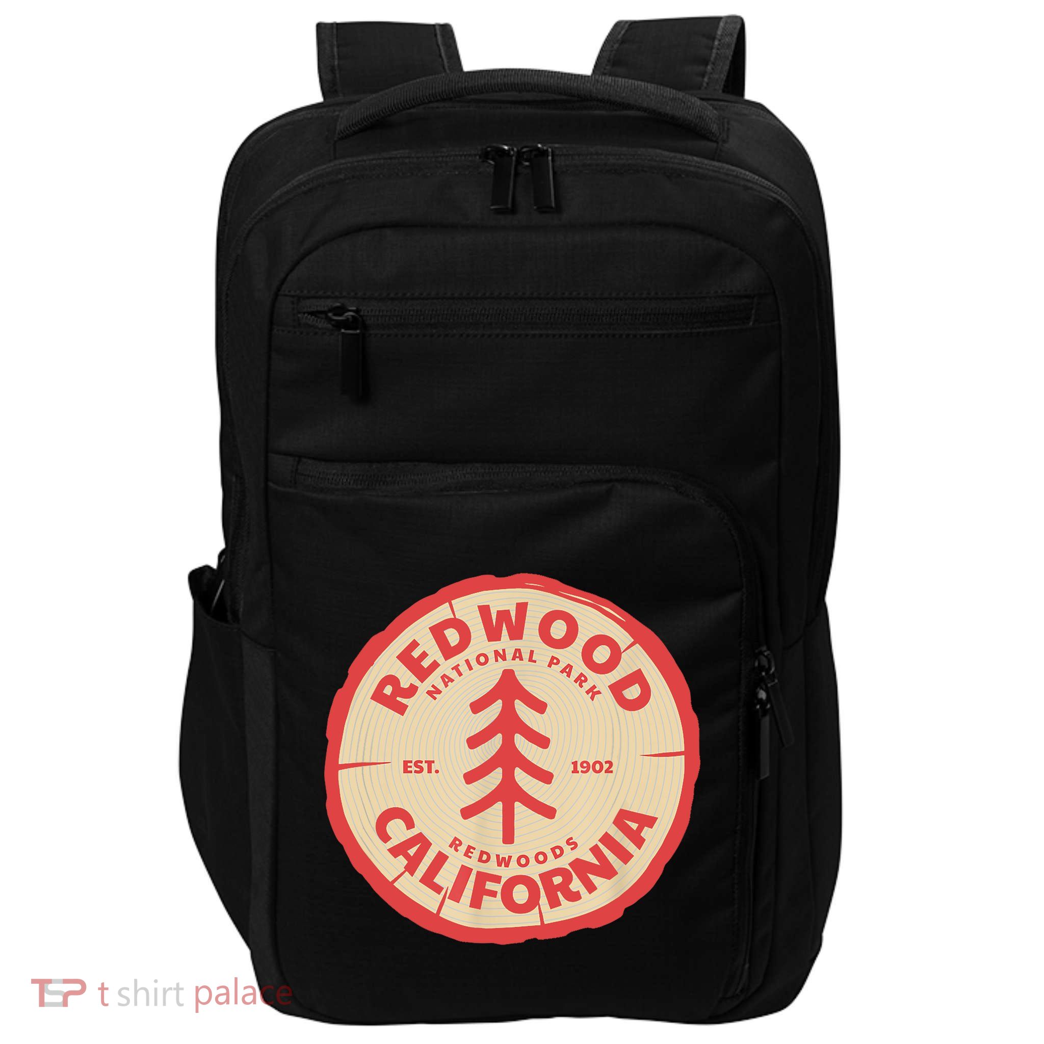 Redwood Trees In The National Forest TShirt Impact Tech Backpack