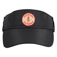 Redwood Trees In The National Forest TShirt Adult Drive Performance Visor