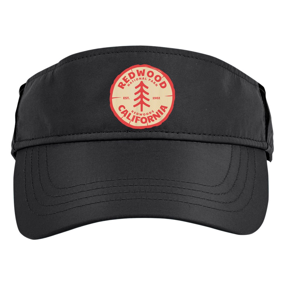 Redwood Trees In The National Forest TShirt Adult Drive Performance Visor