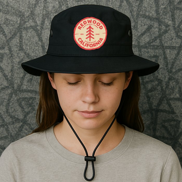 Redwood Trees In The National Forest TShirt Bucket Hat