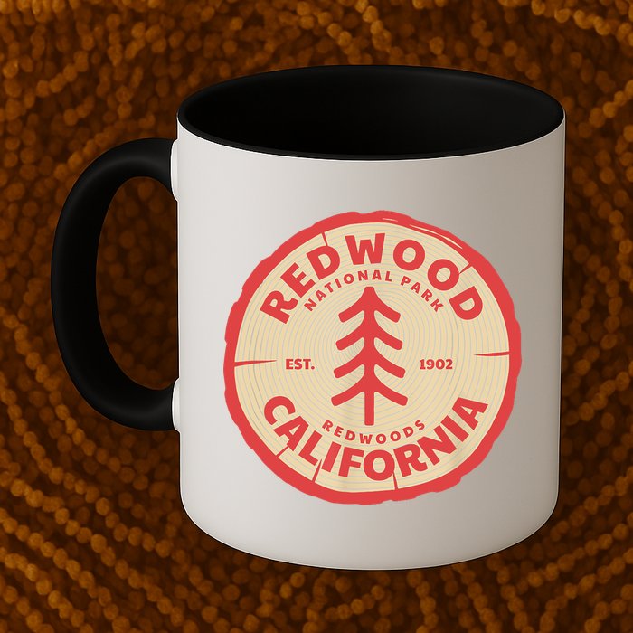 Redwood Trees In The National Forest TShirt Mug