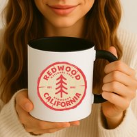 Redwood Trees In The National Forest TShirt Mug