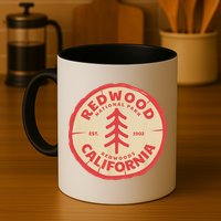 Redwood Trees In The National Forest TShirt Mug