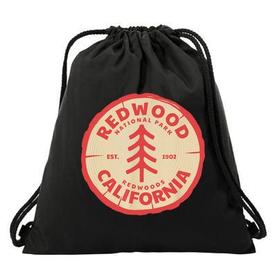 Redwood Trees In The National Forest TShirt Drawstring Bag