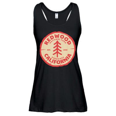 Redwood Trees In The National Forest TShirt Ladies Essential Flowy Tank