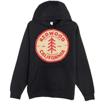 Redwood Trees In The National Forest TShirt Premium Pullover Hoodie