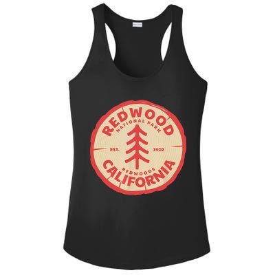Redwood Trees In The National Forest TShirt Ladies PosiCharge Competitor Racerback Tank