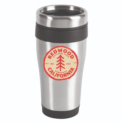 Redwood Trees In The National Forest TShirt 16oz Travel Tumbler