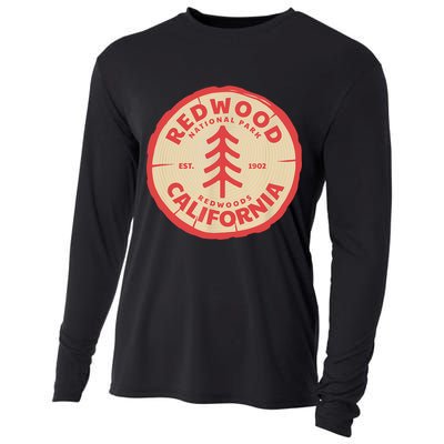 Redwood Trees In The National Forest TShirt Cooling Performance Long Sleeve Crew