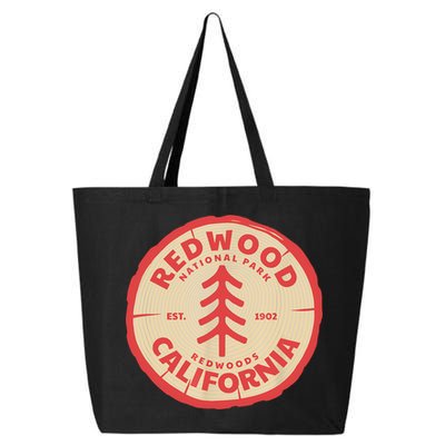Redwood Trees In The National Forest TShirt 25L Jumbo Tote