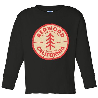 Redwood Trees In The National Forest TShirt Toddler Long Sleeve Shirt