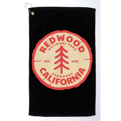 Redwood Trees In The National Forest TShirt Golf Towel