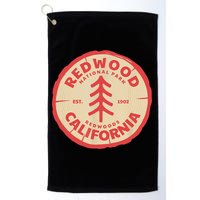 Redwood Trees In The National Forest TShirt Golf Towel