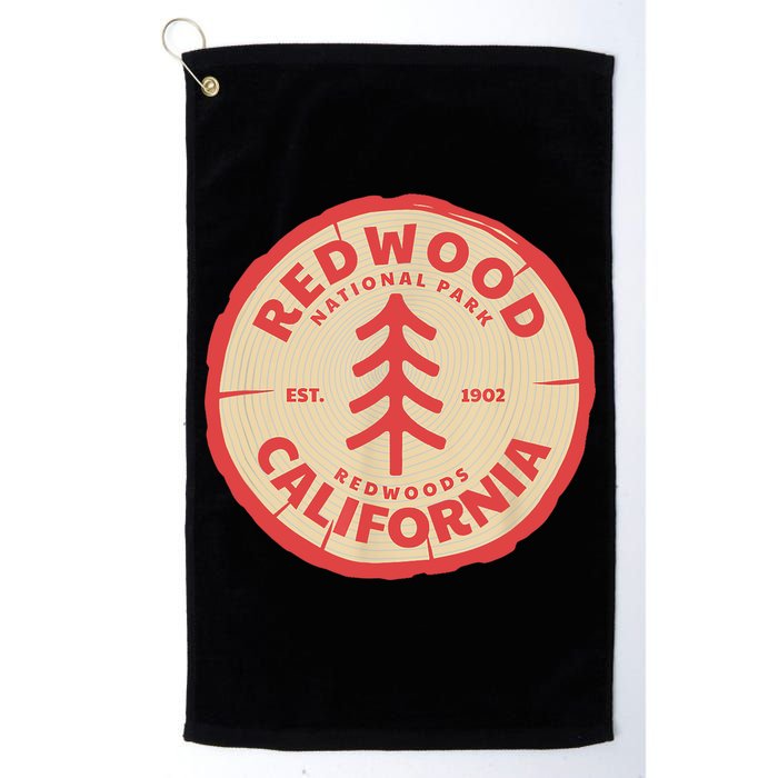 Redwood Trees In The National Forest TShirt Golf Towel