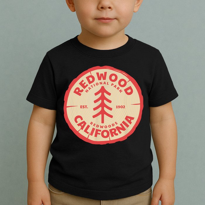 Redwood Trees In The National Forest TShirt Toddler T-Shirt