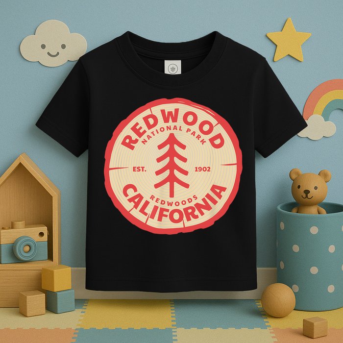Redwood Trees In The National Forest TShirt Toddler T-Shirt